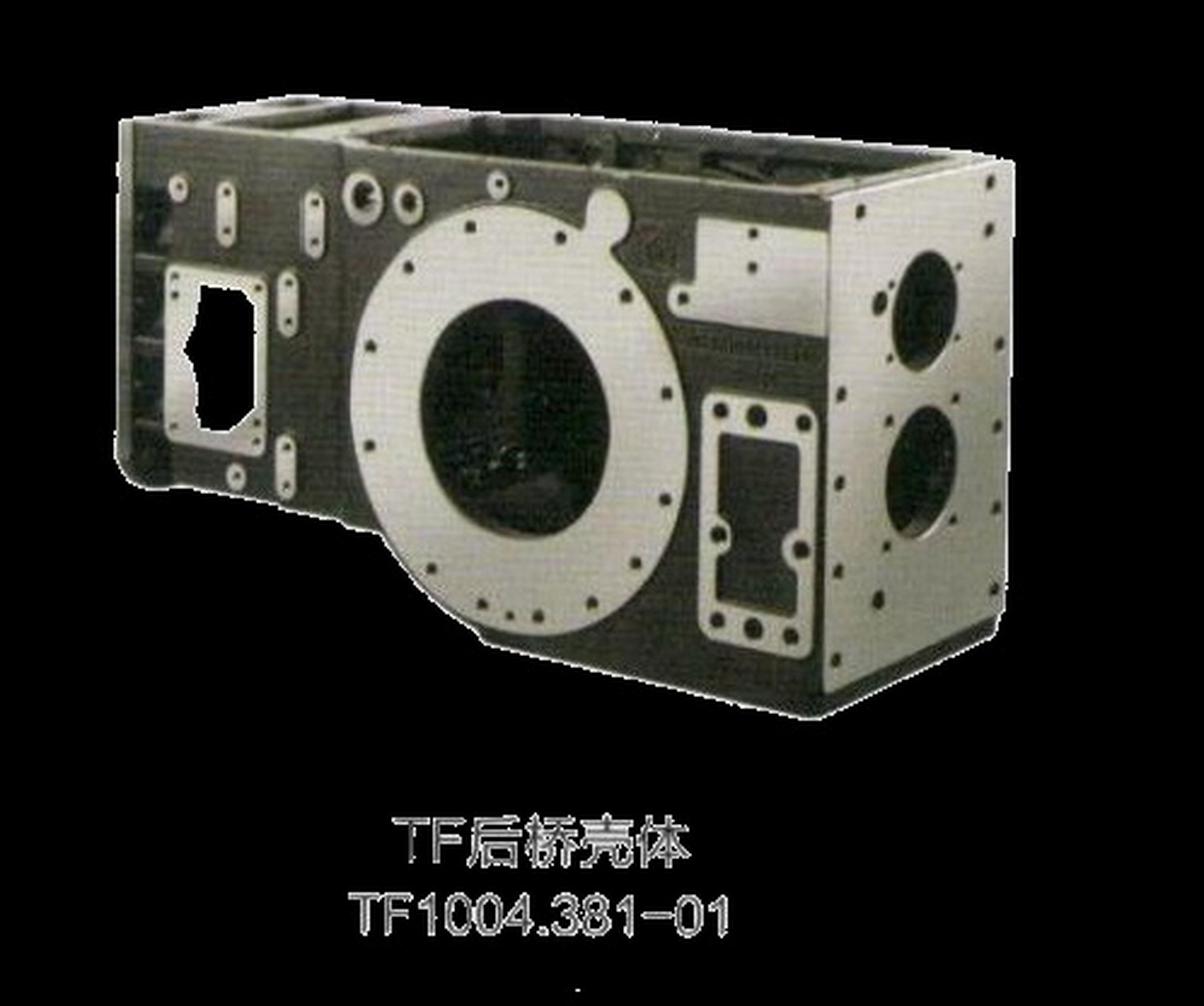 Rear axle housing Logo